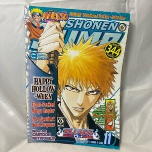 Shonen Jump Volume 4 Issue 11 November 2006 Bleach Cover Manga Comics Anime